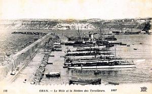 Oran - Mole et Station des Torpilleurs - 1907